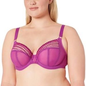 Elomi Matilda Underwire Plunge Bra 36DDD Hot Pink